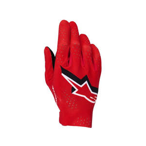 Dirt Adult Gear Gloves: Supertech Gloves Fire Red/Black/White