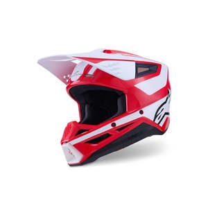 S-M3 Heat Helmet Red/White/Black Gloss