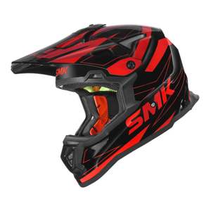 Dirt Adult Gear Helmets: SMK Allterra Helmet - Slope Black / Red