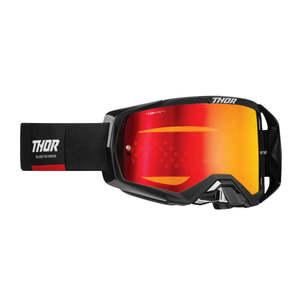 Dirt Adult Gear Goggles: GOGGLES S26 THOR MX ACTIVATE BLACK/RED