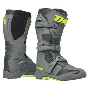 Dirt Adult Gear Boots: THOR BLITZ XR BOOTS GY/CH