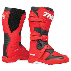 Dirt Adult Gear Boots: THOR BLITZ XR BOOTS RD/CH