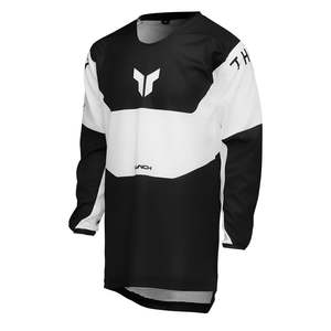 Dirt Youth Gear Jerseys: THOR JERSEY LAUNCH YOUTH STORM BLACK