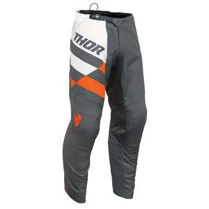 Dirt Youth Gear Pants: THOR SECTOR CHECKER PANTS YOUTH CH/OR