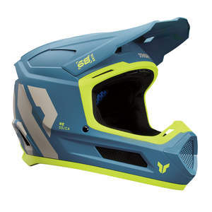 Dirt Youth Gear Helmets: THOR HELMET FLEET FORGE BLUE YOUTH