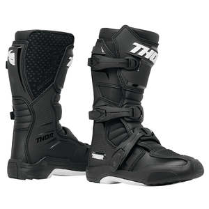Dirt Youth Gear Boots: THOR BLITZ XR BOOTS YOUTH BK/WH