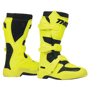 Dirt Youth Gear Boots: THOR BLITZ XR BOOTS YOUTH AC/BK
