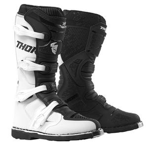 Dirt Gear Parts Boots: THOR BOOT STRAPS BLITZ XP WHITE SIZE 10-15
