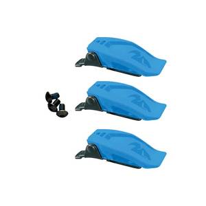 Dirt Gear Parts Boots: THOR MX BUCKLE KIT BLITZ XR BL/BK