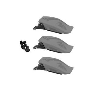 Dirt Gear Parts Boots: THOR MX BUCKLE KIT BLITZ XR GY/CH