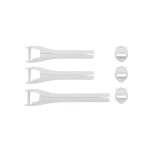 Dirt Gear Parts Boots: THOR MX STRAP KIT BLITZ XR WH/BK