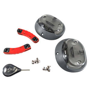 Dirt Gear Parts Knee: POD 3.0 HINGE REBUILD SET [RED/BLACK]