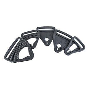 Dirt Gear Parts Knee: POD 3.0 STRAP CLIP & LOOP SET [BLACK]