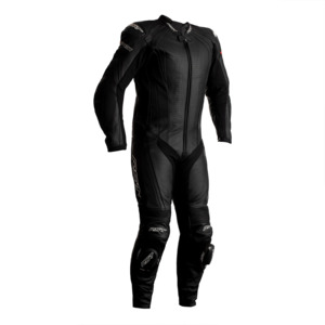 Road Mens Leather Suits: RST R-SPORT 1PC SUIT [BLACK] 42 M