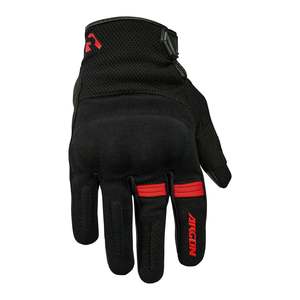 Road Mens Gloves: Argon Swift Glove - Stealth Black / Red