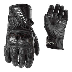 RST STUNT 3 CE LADIES LEATHER GLOVE [BLACK]