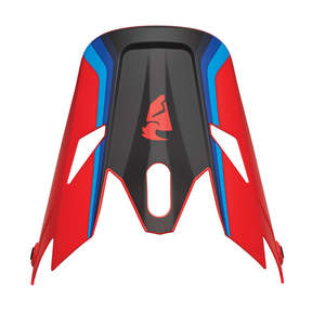 Road Protection Helmet Visors: HELMET VISOR KIT S25 THOR MX SECTOR RUNNER RED BLUE