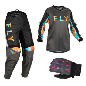 Fly Racing 1: Fly F16 Grey/Pink/Blue 2023 Ladies Combo