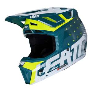 Leatt 1: Leatt 2024 7.5 Helmet & Goggle Kit - Acid Fuel
