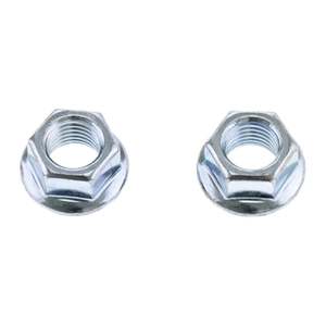 Bolt Motorcycle Hardware: Bolt M10x1.25mm Hex Flange Nuts (Packet of 10)