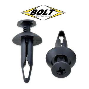 Bolt Motorcycle Hardware: Bolt 6mm Screw Rivets (Packet of 10)