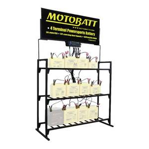 Motobatt: Motobatt 12-Station Battery Maintenance Charger with Stand