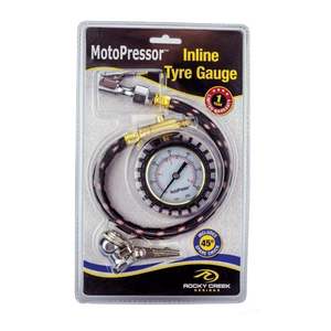 Rocky Creek Designs: Rocky Creek Motopressor Tyre Gauge with Spare Chuck