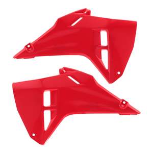 Polisport: Polisport Radiator Scoops Honda CRF250 '22- / CRF450R '21- - Red