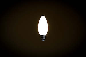 Lightbulbs: LED - Opal Candle Bulb - 4W