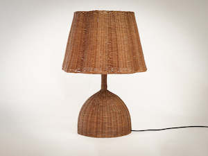 Lamps: Reims Large Table Lamp with Bordeaux Shade