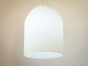 Pendant Lighting: 37cm Vienna Opal Glass Pendant