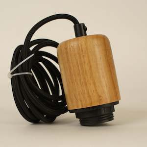 Lighting Accessories: WOODEN SQUARE LAMP HOLDER