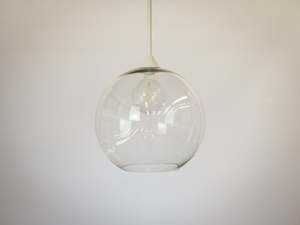 Pendant Lighting: Apothecary 40cm Rodded Glass Pendant