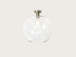 Fixed Fergus with Apothecary 40cm Round Glass Shade