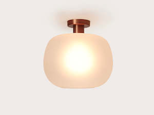 Pendant Lighting: Fixed Fergus with Hikari Frost Glass Shade