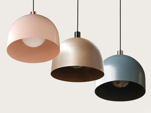 New Product: Coloured Oscar Metal Shade Fergus Pendant - LIMITED EDITION