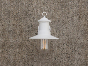 Outdoor Lights: Akaroa Outdoor Light - Lily White - IP44 rated