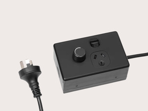 Festoon String Lights: Rotary Plug-In Dimmer with On/Off Switch
