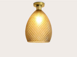 Pendant Lighting: Fixed Fergus with Sage Glass Shade