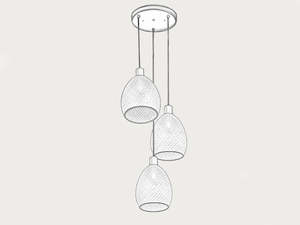 Pendant Lighting: Sage Three Pendant Round Cluster