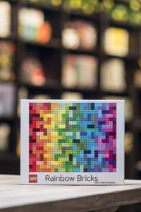 Puzzles Amusements: LEGO Rainbow Bricks Puzzle