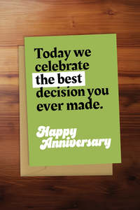 Greeting Cards: Best Decision Card
