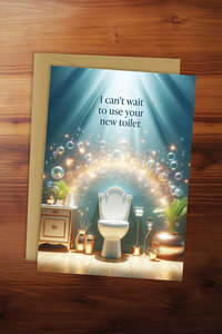 Greeting Cards: New Toilet Card