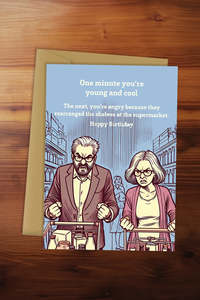 Greeting Cards: Young and Cool: Supermarket Card