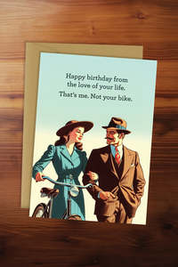 Greeting Cards: Not Your Bike Card