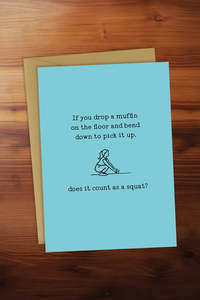 Greeting Cards: Muffin Drop Card