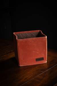Pencil Cases: Canvas Cubby - Orange