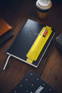 Pencil Cases: Notebook Strap - Chartreuse