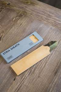 Pencil Cases: Stria Leather Sheath