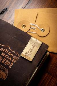 Fine Stationery: Brass Paper/Money Clip - Lighthouse Image